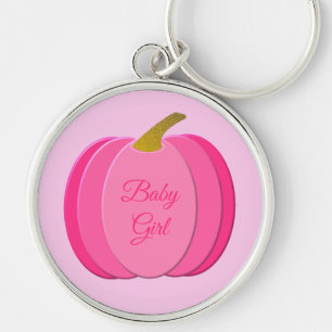 Chaveiro Pumpkin bonito de Menina Rosa