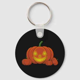 Chaveiro Pumpkin brilhante Jack-o'-Lanterna