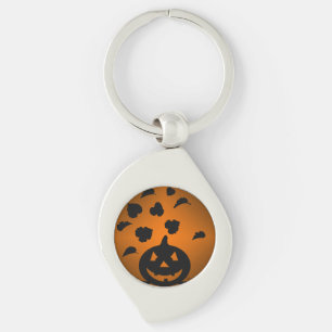 Chaveiro Pumpkin e deixa a silhueta
