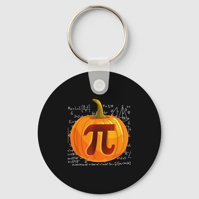 Chaveiro Pumpkin E Math Shirt Funny Halloween Thanksgiving  (Frente)