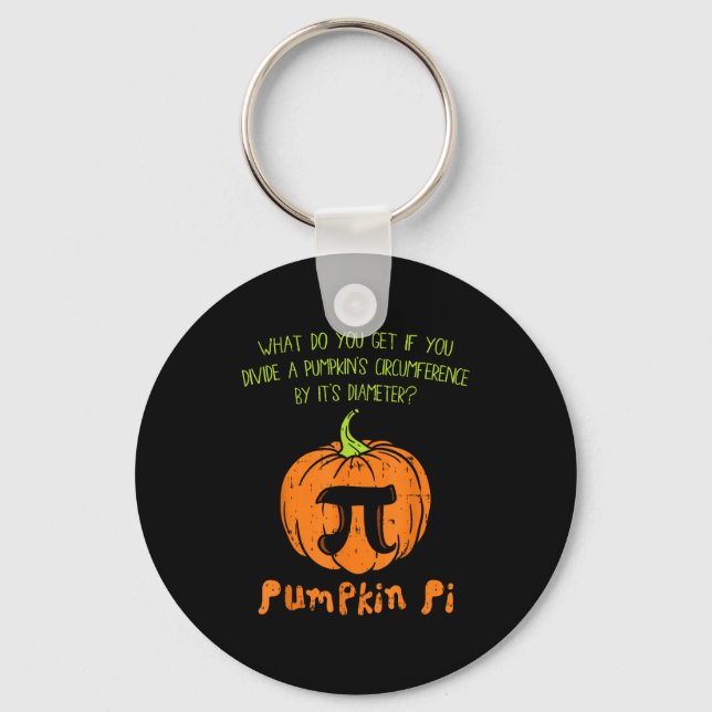 Chaveiro Pumpkin E Math Shirt Funny Halloween Thanksgiving  (Frente)