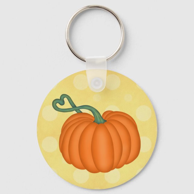 Chaveiro Pumpkin Love (Frente)