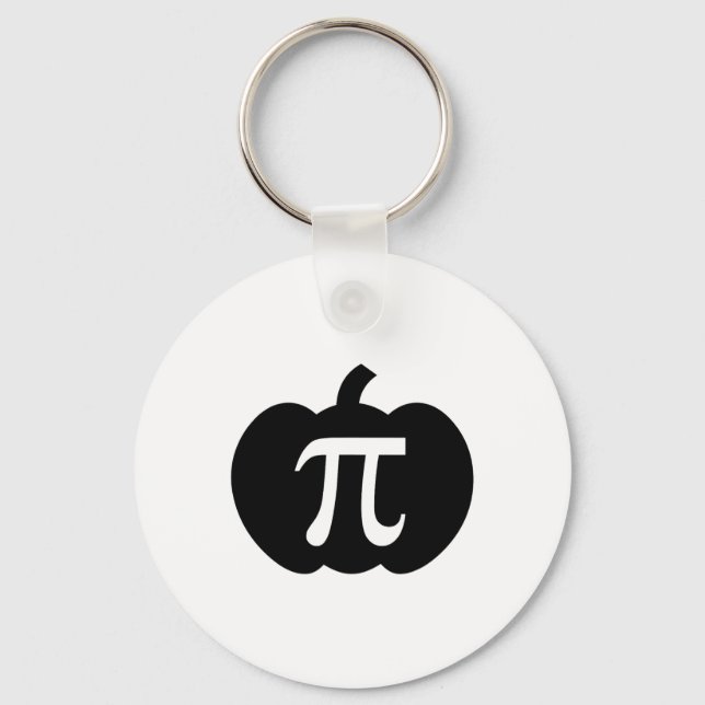 Chaveiro Pumpkin Pi Pie Math Professor Halloween Engraçado  (Frente)