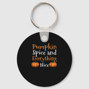 Chaveiro Pumpkin Spice E Tudo O Bonito Dia das Bruxas