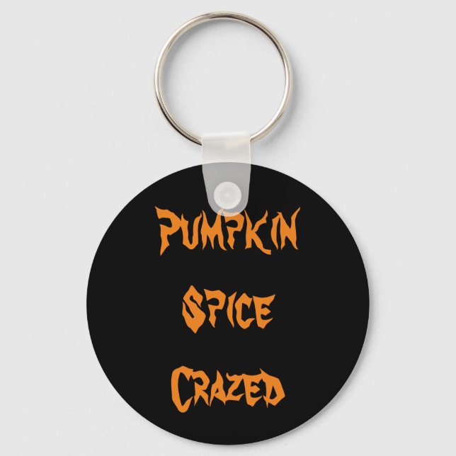 Chaveiro Pumpkin Spice Louca (Frente)