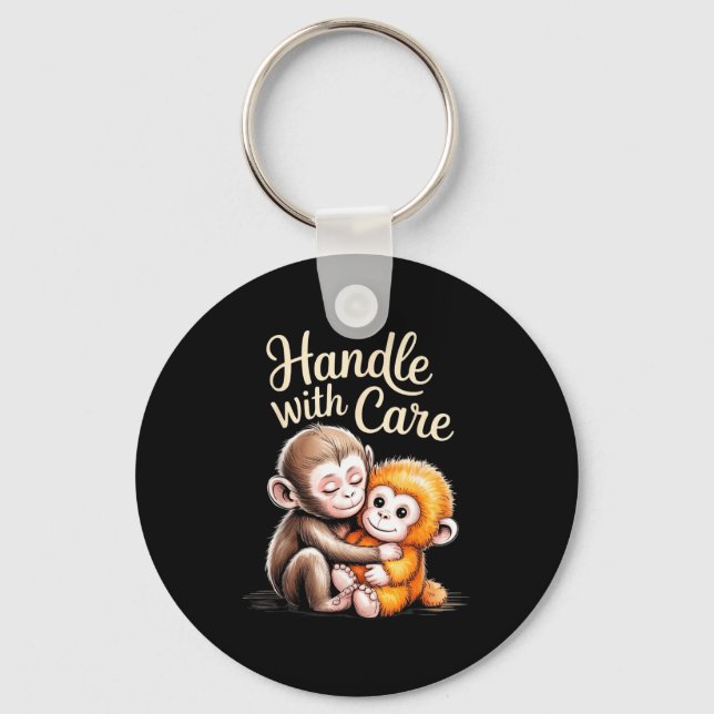 Chaveiro Punho de macaco bebê  (Frente)