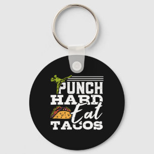 Chaveiro Punho Duro Coma Tacos Kickboxing Feliz Esporte Mex