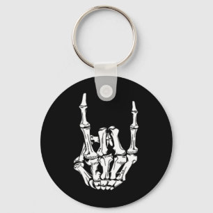 Chaveiro Punk Rock Skeleton Legal Rocker Halloween Men