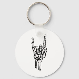 Chaveiro Punk Rock Skeleton Legal Rocker Halloween Men