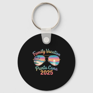 Chaveiro Punta Cana 2025 Férias em Família Camiseta Combina