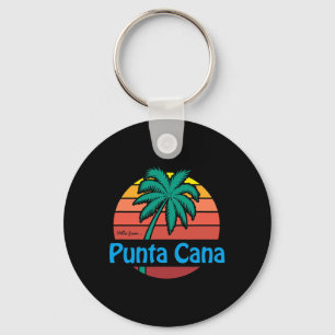 Chaveiro Punta Cana Retro Verão Palmeira Praia Presente Hom
