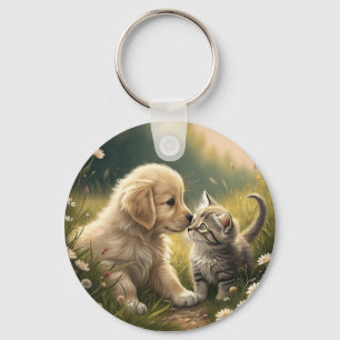 Chaveiro Puppy E Kitten