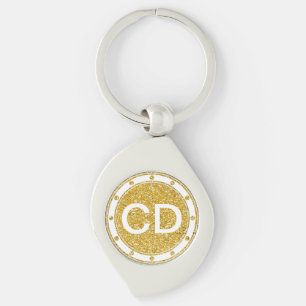 Chaveiro PURE DOURADO Patterno + sua imagem e monograma