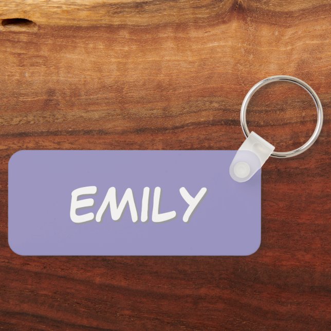 Chaveiro Purple Backpack Tag (Frente)