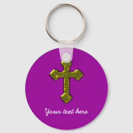 Chaveiro Purple Christian Personalizável
