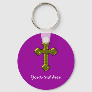 Chaveiro Purple Christian Personalizável