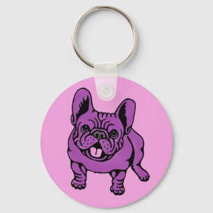 Chaveiro Purple Frenchie