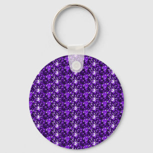 Chaveiro Purple Glitter