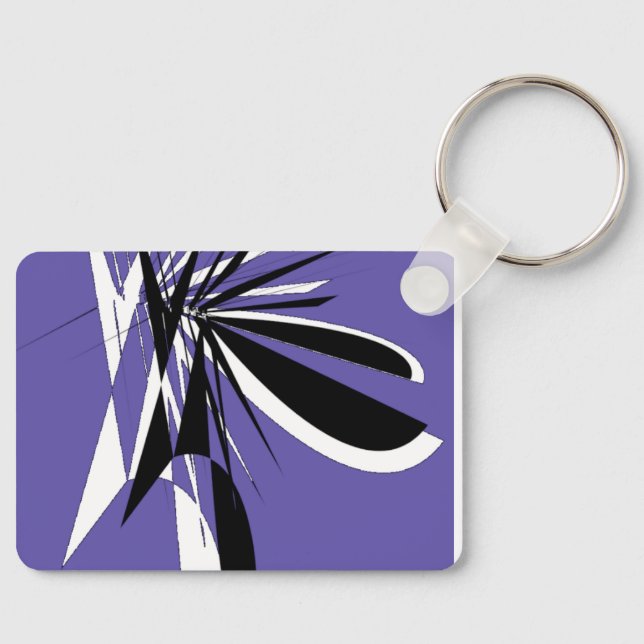 Chaveiro purple graphic keychain / Porte-clés graphique (Frente)