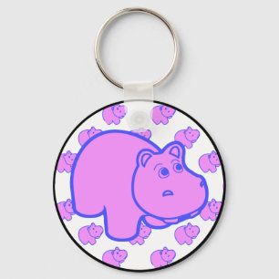 Chaveiro Purple Hippo