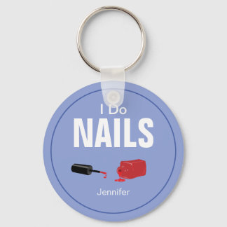 Chaveiro Purple Modern I Do Unhas Nail Technician