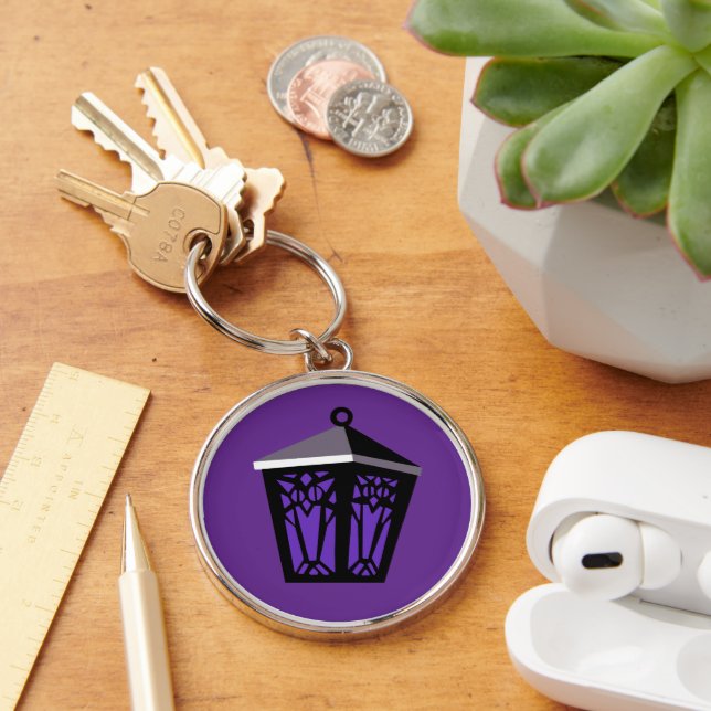 Chaveiro Purple Owl Lantern Keychain (Mesa)
