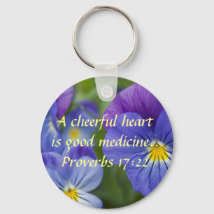 Chaveiro Purple Pansy - Saúde