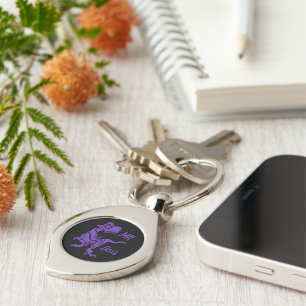Chaveiro Purple Trex, o Dino Chefe
