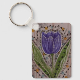 Chaveiro Purple Tulip