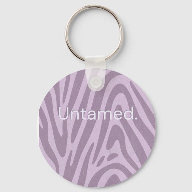 Chaveiro Purple zebra print bag (Frente)