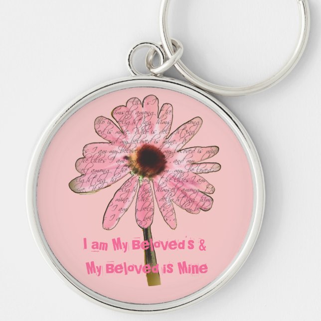 Chaveiro purpleconeflowerbeloved3 (Frente)