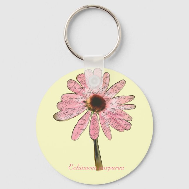 Chaveiro purpleconeflowerbeloved3 (Frente)