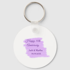 Chaveiro Púrpura aquarela esplaquecer o 10º aniversário mod