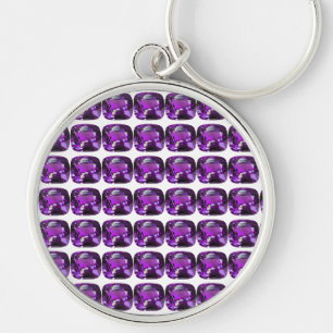 Chaveiro Púrpura de Gemstone de Tanzanite