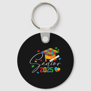 Chaveiro Puzzle Autista Sênior 2025 Autismo Graduação Menin