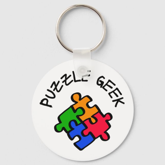Chaveiro Puzzle Geek          (Frente)