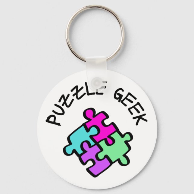 Chaveiro Puzzle Geek    (Frente)