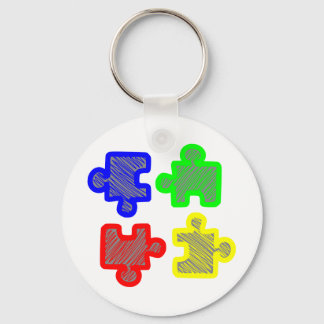 Chaveiro Puzzleteile quebra-cabeça