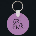 Chaveiro PWR GRL | Anel-chave<br><div class="desc">PWR GRL! Poder das Meninas!</div>