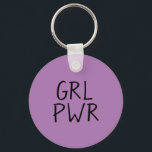 Chaveiro PWR GRL | Anel-chave<br><div class="desc">PWR GRL! Poder das Meninas!</div>