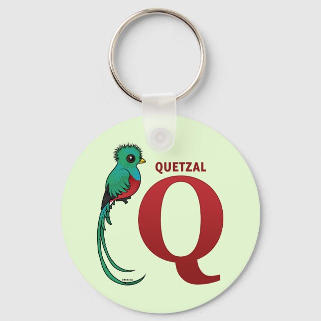 Chaveiro Q for Quetzal (Frente)