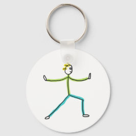 Chaveiro Qigong Stickman
