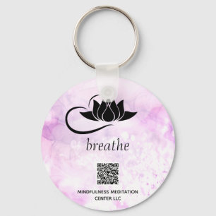 Chaveiro *~* QR cor-de-rosa - RESPIRAR SWAQ de marca do Lot