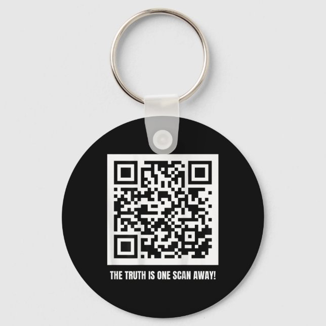 Chaveiro Qr Trump Dancing Code Merch Uni-adulto, Preto, (Frente)
