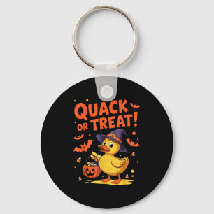 Chaveiro Quack Ou Trate O Feliz Dia das Bruxas De Borracha
