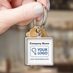 Chaveiro Quadrado à prova d'água personalizado e à prova d'