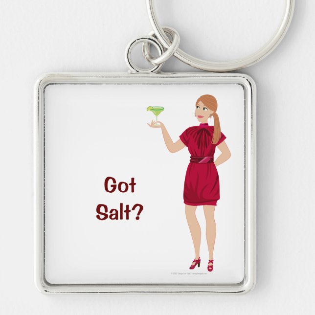 Chaveiro quadrado superior de DHG grande (Frente)