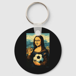 Chaveiro Quadrinhos A Mona Lisa Ama Futebol 