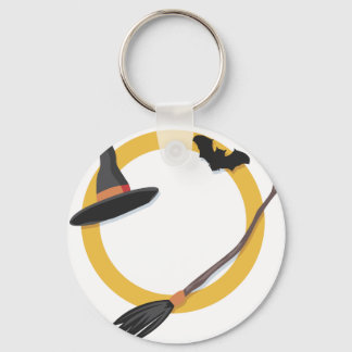 Chaveiro Quadro de Imagens do Halloween
