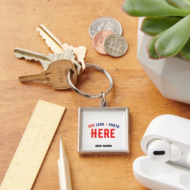 Chaveiro QUADRO DE PRÊMIO BRANCO PERSONALIZADO MODERNO DE n (Mesa)